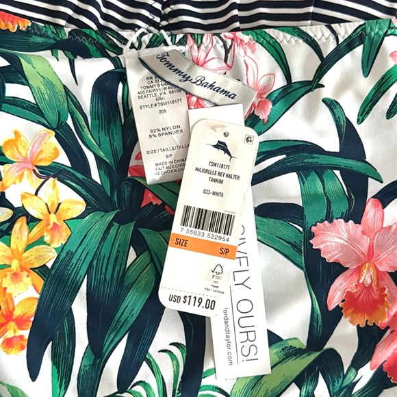 Tommy Bahama Majorelle Reversible Tankini Top - Picture 14 of 15